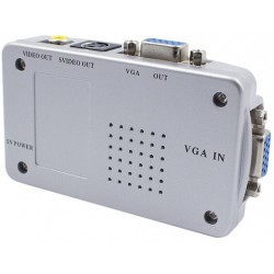 CVT-201 Μετατροπέας/converter σήματος εικόνας VGA σε σήμα CVBS RCA και S-Video